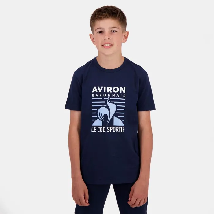 Tshirts Kids Le Coq Sportif Aviron Bayonnais TShirt Kids Dress Blues