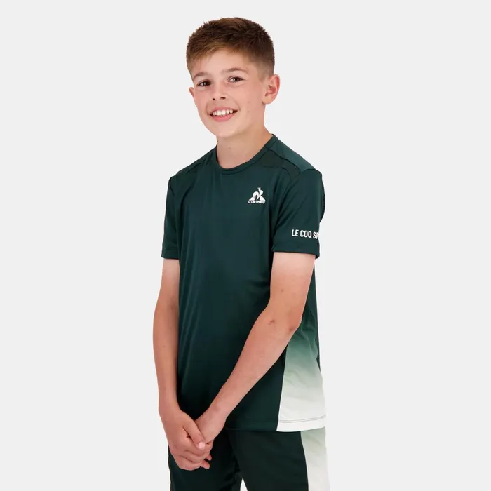 Tshirts Kids Le Coq Sportif Performance Tennis TShirt Kids Scarab