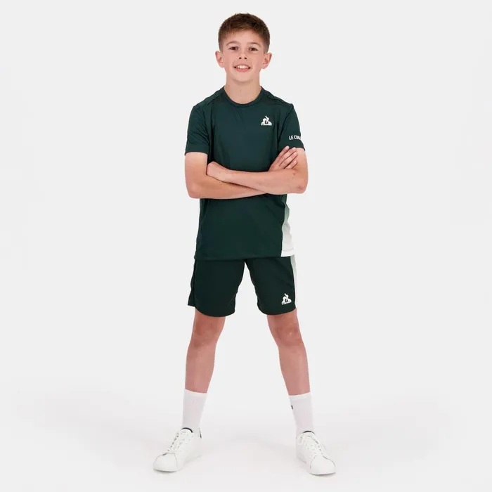 Tshirts Kids Le Coq Sportif Performance Tennis TShirt Kids Scarab