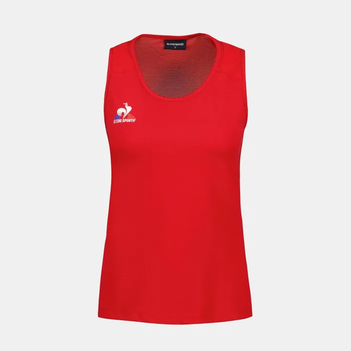 Tshirts Polos Shirts And Tops Women Le Coq Sportif Tennis Tank Top Pur Rouge Tshirts Polos Shirts And Tops Women Le Coq Sportif Tennis Tank Top Pur Rouge