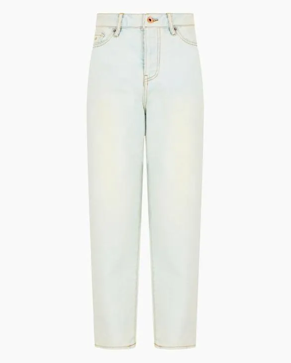 Tapered Jeans Blue Women Armani Denim
