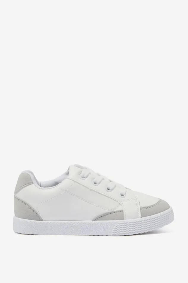 Teddy Classic Trainer Whitegrey Nubuck GirlsBoys Cotton On Sneakers Teddy Classic Trainer Whitegrey Nubuck GirlsBoys Cotton On Sneakers