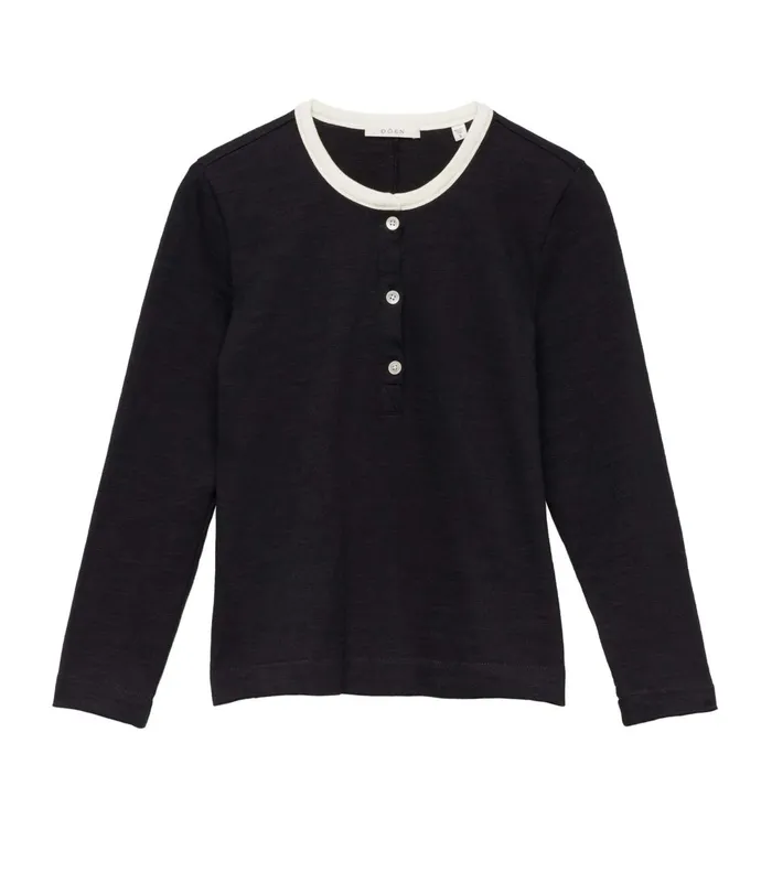 Tees Women DEN Clover Tee Black Tees Women DEN Clover Tee Black