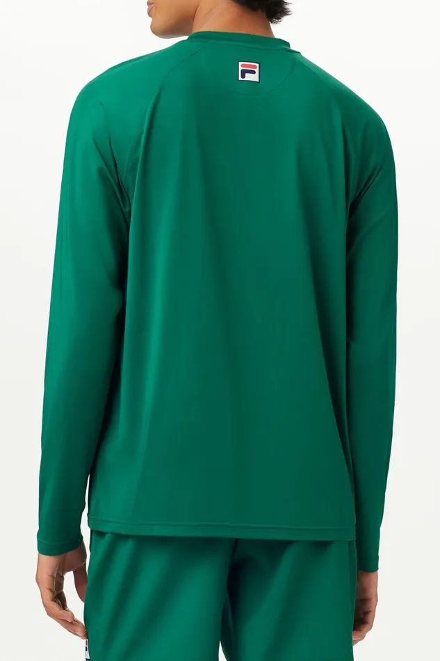 Tennis Men Fila UV Long Sleeve Blocker