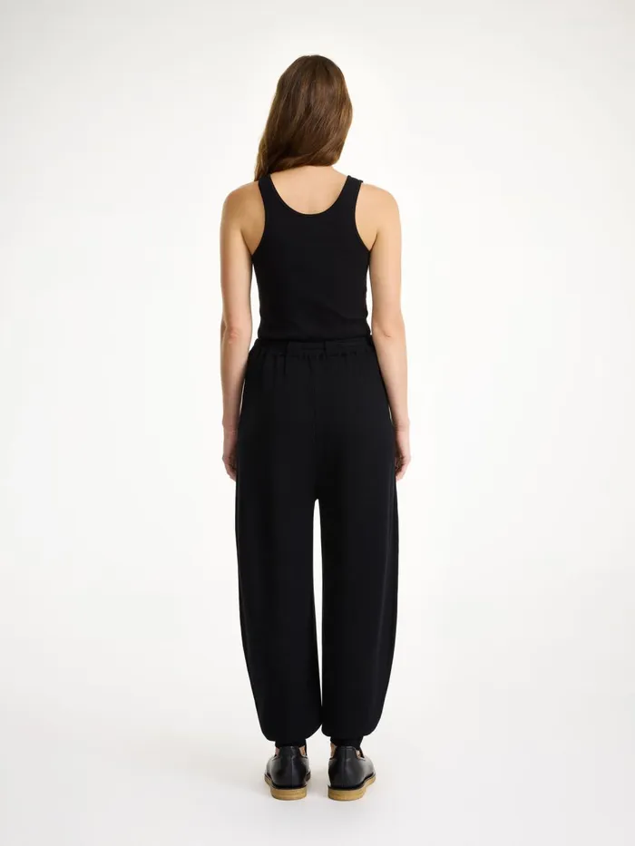 Tevana HighWaist Trousers Black Women By Malene Birger Knitwear
