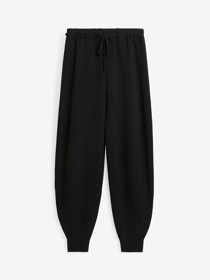 Tevana HighWaist Trousers Black Women By Malene Birger Knitwear