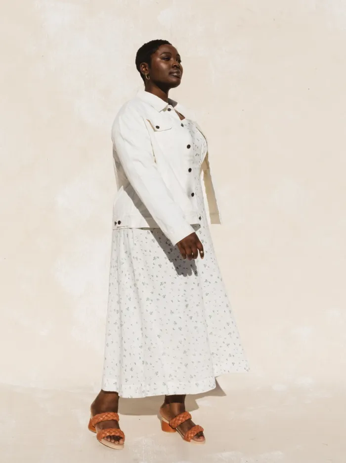 The Bailey Classic Jacket Light Blue Wash Women Coats and Jackets Able