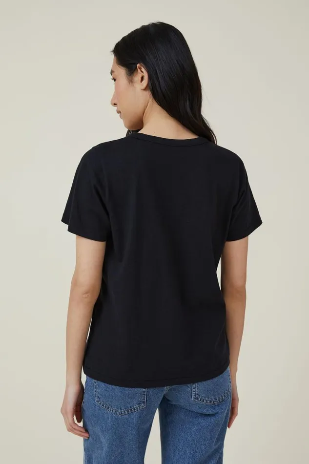The Classic Organic Tee Black Women Cotton On Tops The Classic Organic Tee Black Women Cotton On Tops