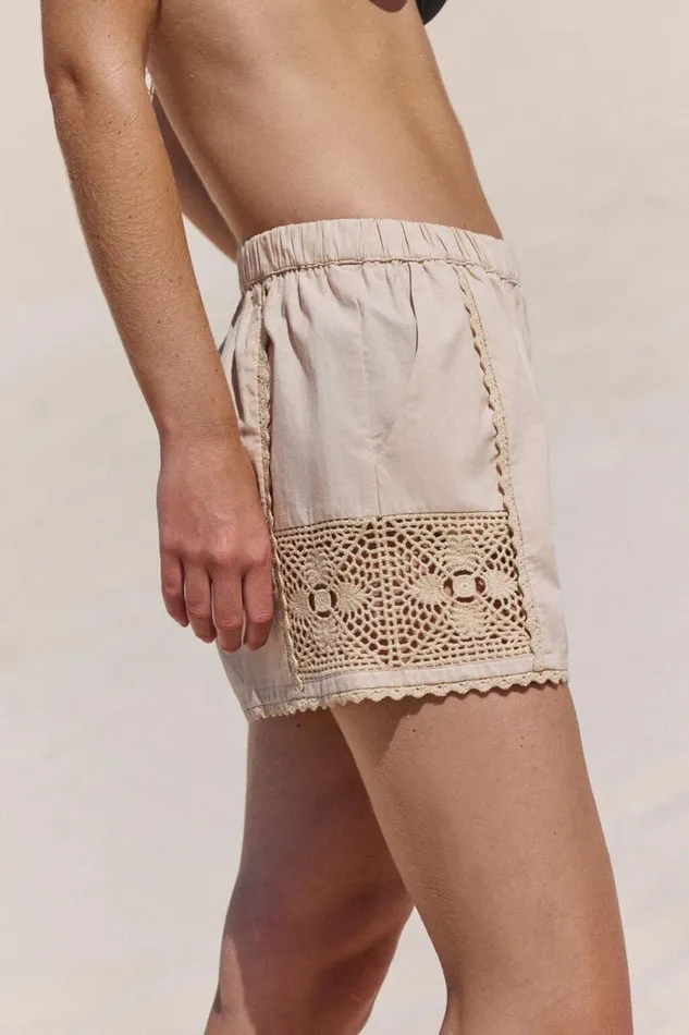 The Vacation Beach Short Natural Women Cotton On Shorts