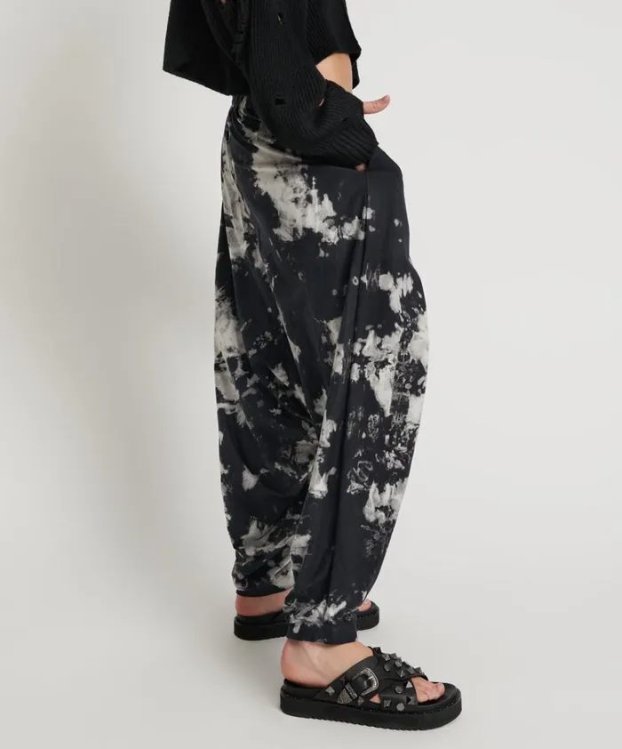 TIE DYE ORGANIC HAREM PANT Women One Teaspoon Bottoms TIE DYE ORGANIC HAREM PANT Women One Teaspoon Bottoms