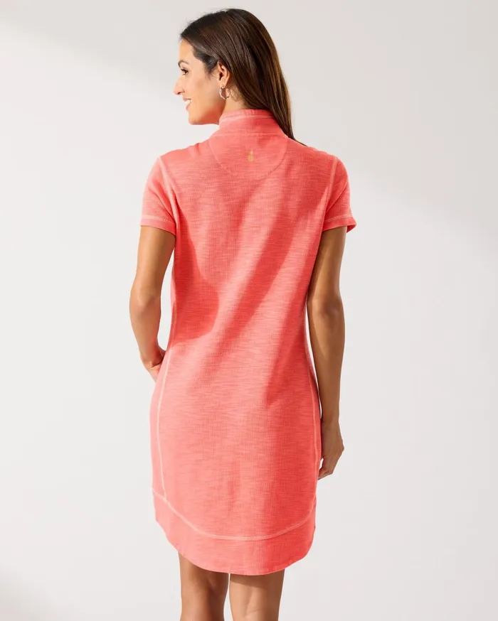 Tommy Bahama Abby Costa Wave Leaves IslandZone Dress White Women Dresses
