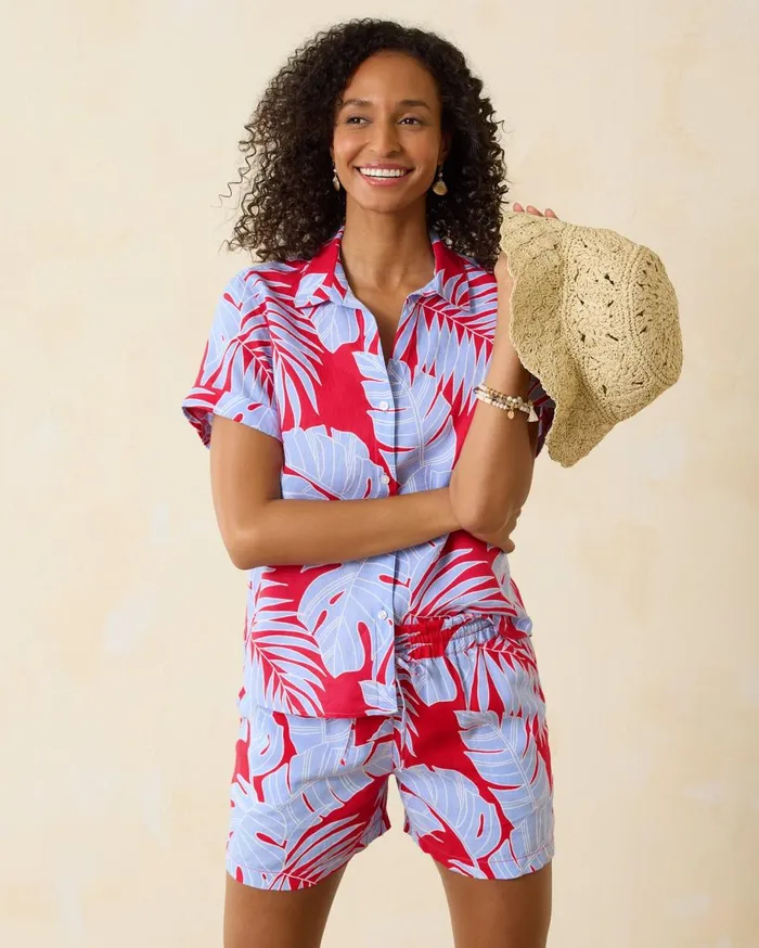 Tommy Bahama Ashby Isles Perfectly Paradise 34Sleeve TShirt White Women Tops and Shirts Tommy Bahama Ashby Isles Perfectly Paradise 34Sleeve TShirt White Women Tops and Shirts