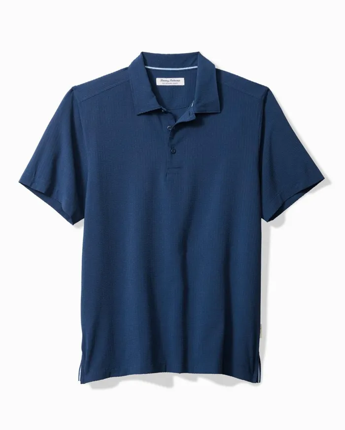 Tommy Bahama Bahama Coast Ace Oasis IslandZone Polo Bering Blue Men Shirts