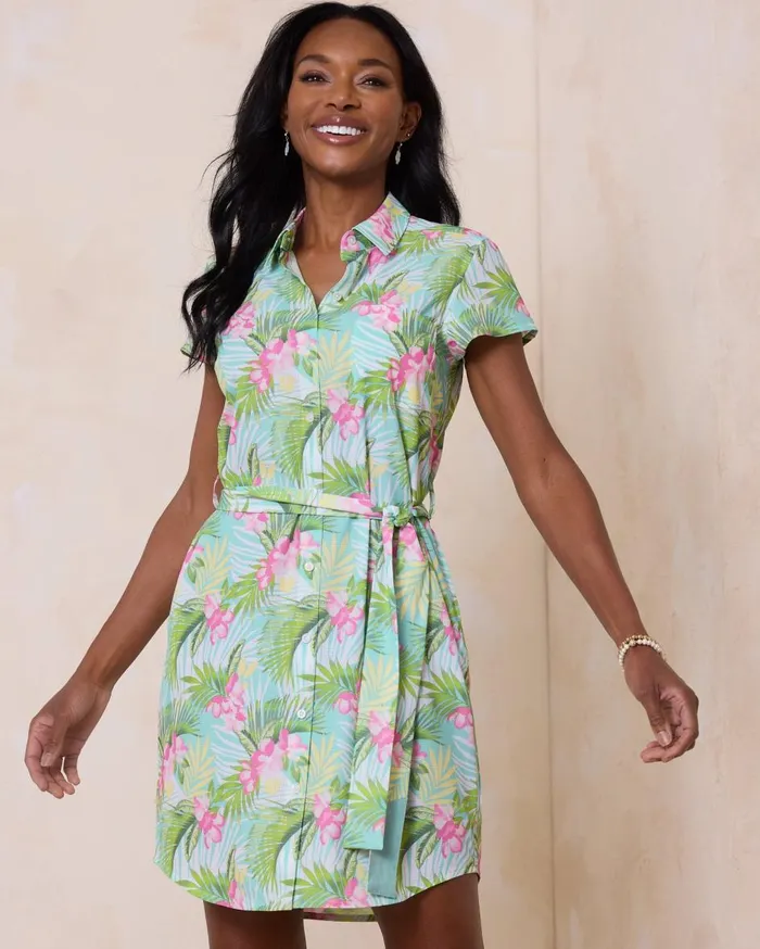Tommy Bahama Bahama Coast Jungle Royale IslandZone Shirt Dress Miami Women Dresses Tommy Bahama Bahama Coast Jungle Royale IslandZone Shirt Dress Miami Women Dresses