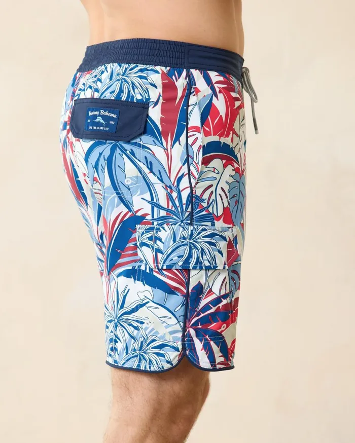 Tommy Bahama Baja Surfside Geo 9Inch Boardshorts White Men Swim and Boardshorts Tommy Bahama Baja Surfside Geo 9Inch Boardshorts White Men Swim and Boardshorts