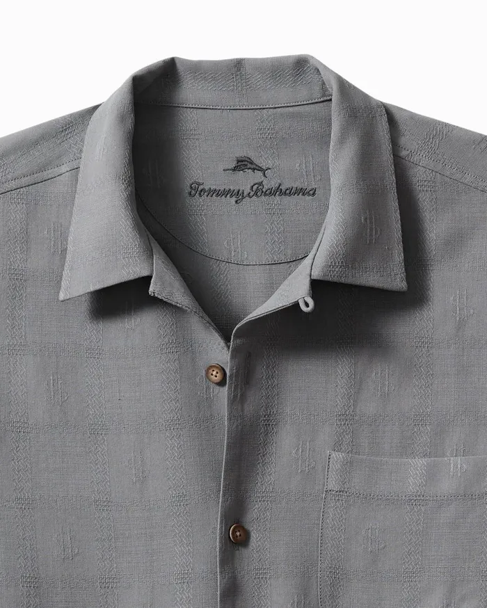 Tommy Bahama Big and Tall Bahama Coast Ocean Life IslandZone ShortSleeve Shirt Cobalt Sea Big and Tall Shirts