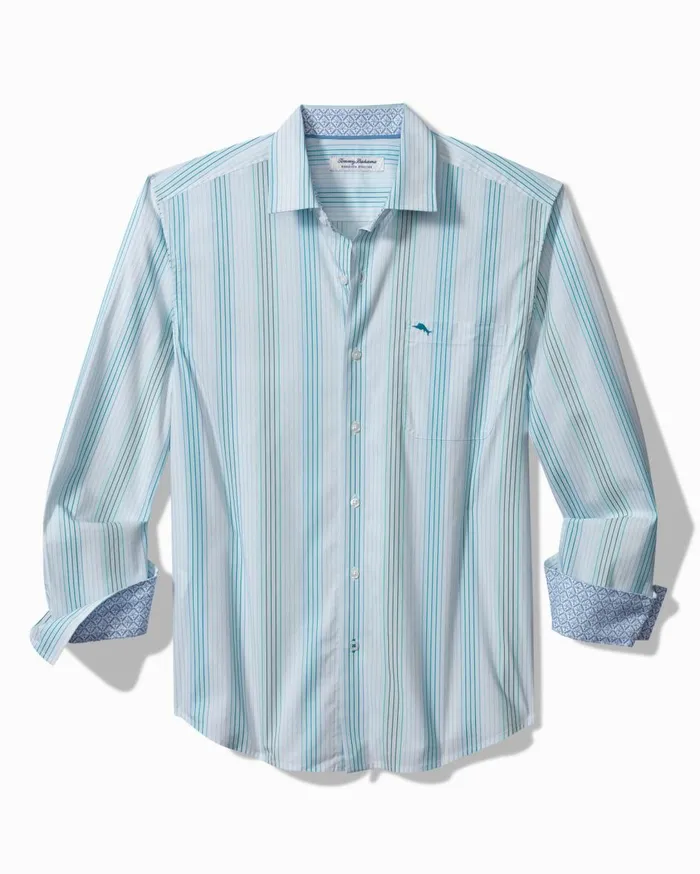 Tommy Bahama Big and Tall Sarasota Stretch Seaview IslandZone Shirt Gulf Shore Big and Tall Shirts Tommy Bahama Big and Tall Sarasota Stretch Seaview IslandZone Shirt Gulf Shore Big and Tall Shirts