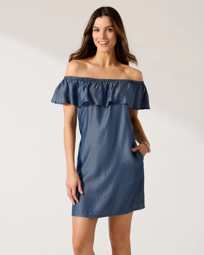 Tommy Bahama Chambray Coverup Dress Chambray Women Dresses Tommy Bahama Chambray Coverup Dress Chambray Women Dresses