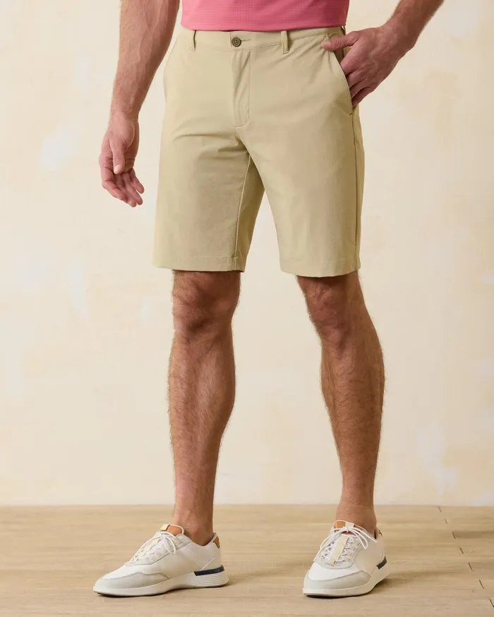 Tommy Bahama Chip Shot Caddie Plaid IslandZone 9Inch Shorts Grass Men Shorts