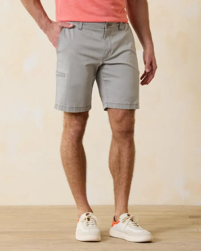 Tommy Bahama Chip Shot IslandZone 10Inch Shorts Stone Khaki Men Shorts