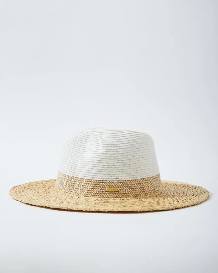 Tommy Bahama Classic Packable Hat With Fringe Toasted Tan Women Hats and Caps