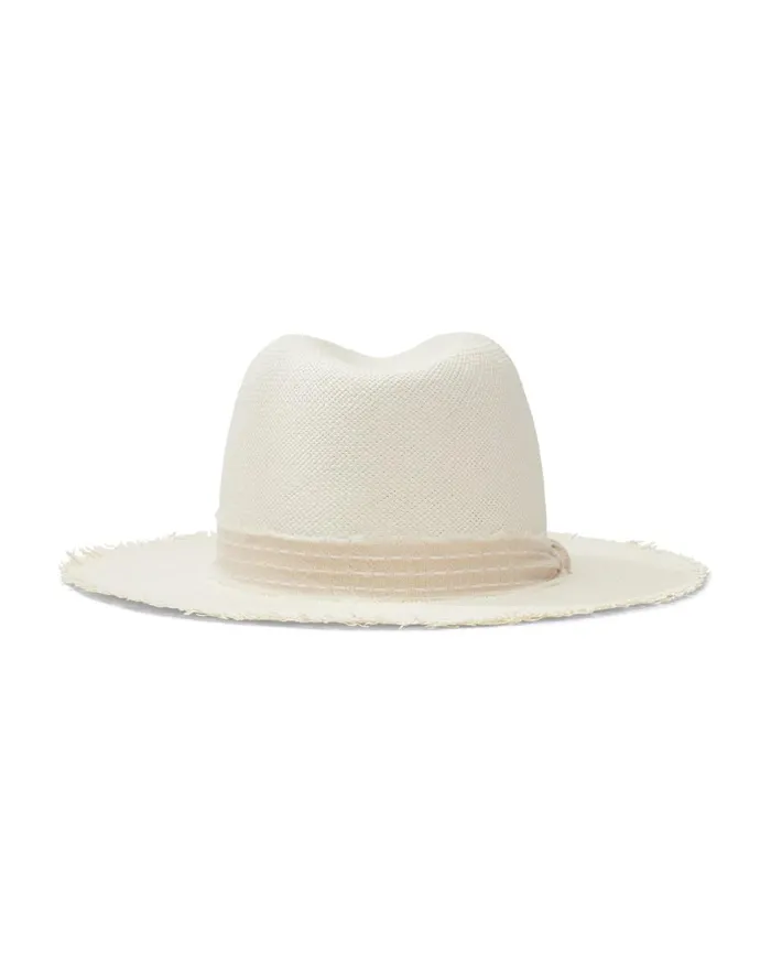 Tommy Bahama Crochet Raffia Fedora Hat Natural Women Hats and Caps