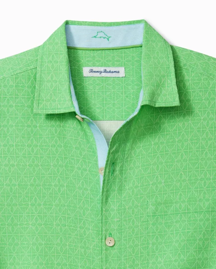 Tommy Bahama Diamond Point Silk Camp Shirt Spring Bouquet Men Shirts