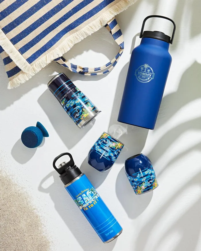 Tommy Bahama Disney X Corkcicle Stemless 12oz Wine Cups 8211 Set Of 2 Multicolor Beach and Home Beach Accessories