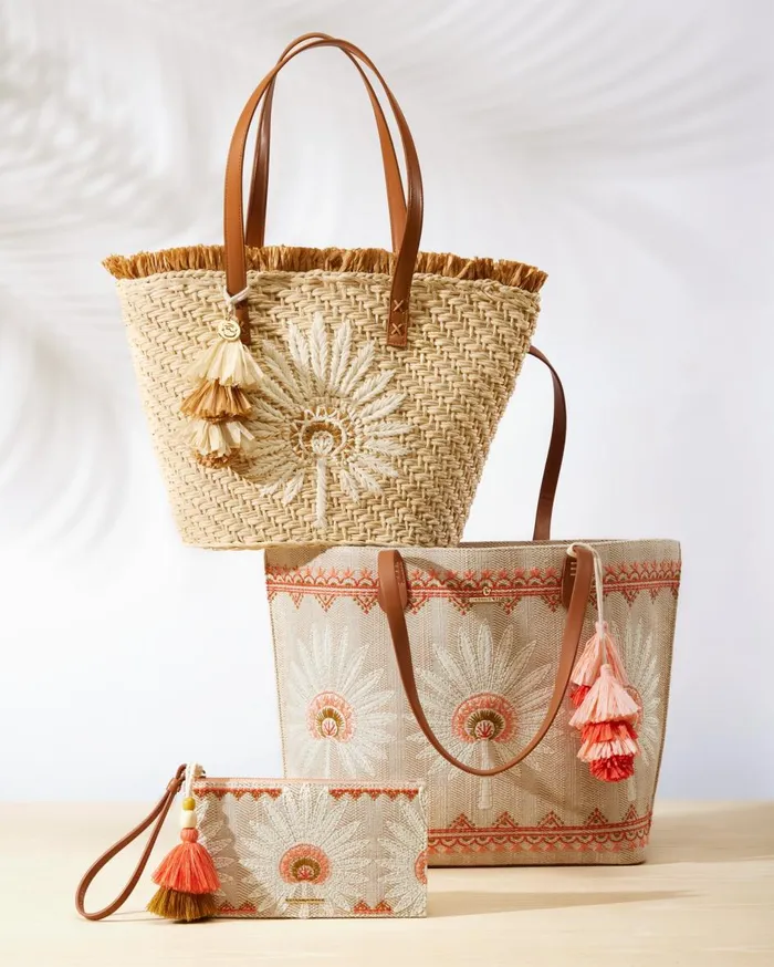 Tommy Bahama Embroidered Carina Seahorse Wristlet Light Blue Women Handbags and Clutches Tommy Bahama Embroidered Carina Seahorse Wristlet Light Blue Women Handbags and Clutches