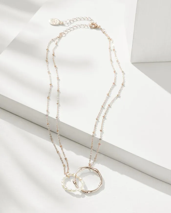 Tommy Bahama Island Essence Rose Gold DoubleLoop Necklace Rose Gold Women Jewelry Collections Tommy Bahama Island Essence Rose Gold DoubleLoop Necklace Rose Gold Women Jewelry Collections