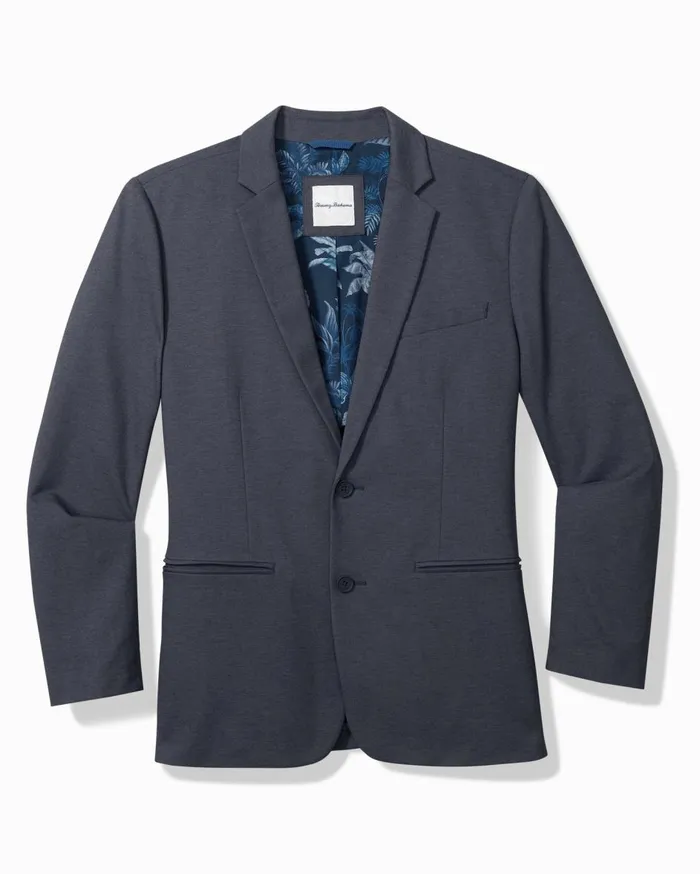 Tommy Bahama IslandZone Performance Blazer Dark Eclipse Men Jackets and Outerwear