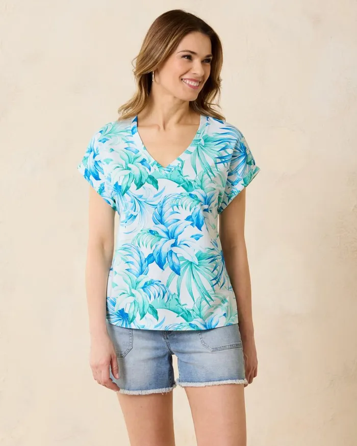 Tommy Bahama Kauai Jersey TShirt Aquarius Women Tops and Shirts Tommy Bahama Kauai Jersey TShirt Aquarius Women Tops and Shirts