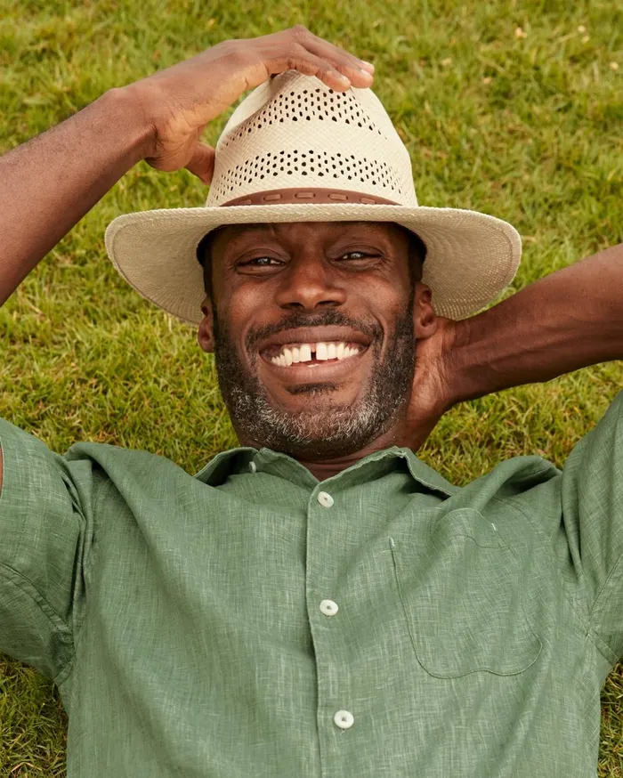 Tommy Bahama Keats Panama Hat Natural MenBig and Tall Hats and Caps