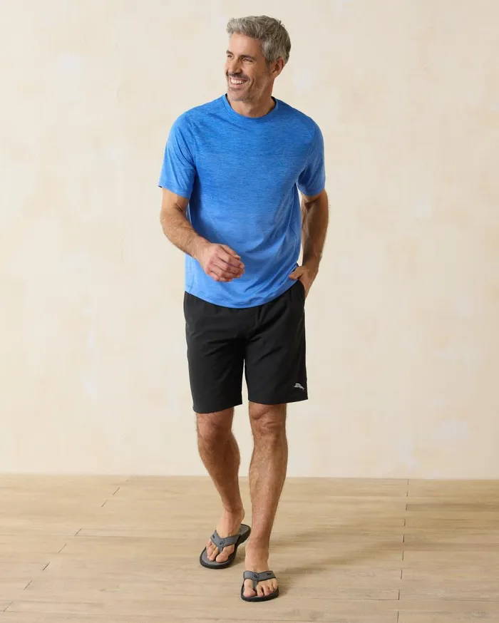 Tommy Bahama Maui Breaker Palm Route 5Inch Hybrid Shorts Cobalt Sea Men Shorts Tommy Bahama Maui Breaker Palm Route 5Inch Hybrid Shorts Cobalt Sea Men Shorts