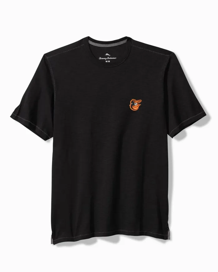Tommy Bahama MLB Bali Beach ShortSleeve Crew Shirt Baltimoreorioles Men TShirts