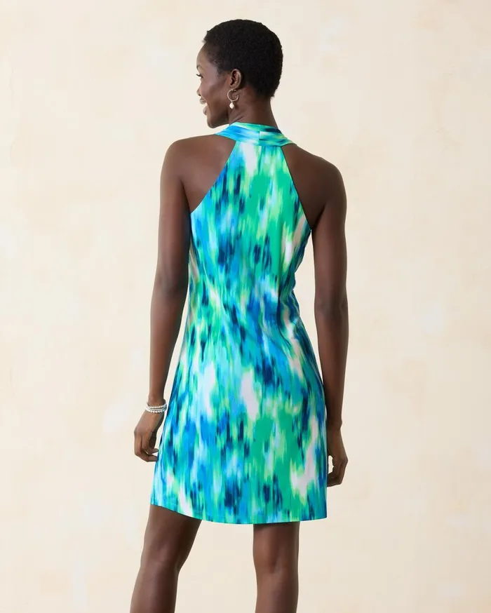Tommy Bahama Nova Wave PuffSleeve Dress Light Sky Women Dresses Tommy Bahama Nova Wave PuffSleeve Dress Light Sky Women Dresses