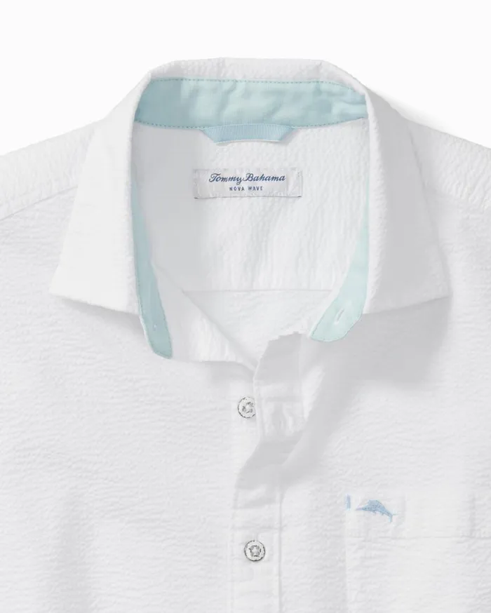 Tommy Bahama Nova Wave Solid ShortSleeve Shirt White Men Shirts Tommy Bahama Nova Wave Solid ShortSleeve Shirt White Men Shirts