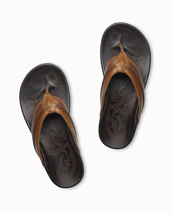 Tommy Bahama OluKai Mea Ola Sandals Dark Java MenBig and Tall Shoes and Sandals Tommy Bahama OluKai Mea Ola Sandals Dark Java MenBig and Tall Shoes and Sandals