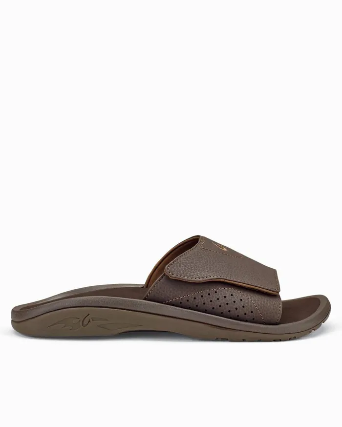 Tommy Bahama OluKai Nalu Slide Sandals Black MenBig and Tall Shoes and Sandals Tommy Bahama OluKai Nalu Slide Sandals Black MenBig and Tall Shoes and Sandals