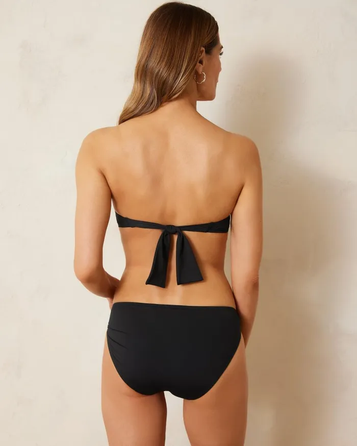 Tommy Bahama Pearl Bandeau Bikini Top Black Women Bikini Tops Tommy Bahama Pearl Bandeau Bikini Top Black Women Bikini Tops