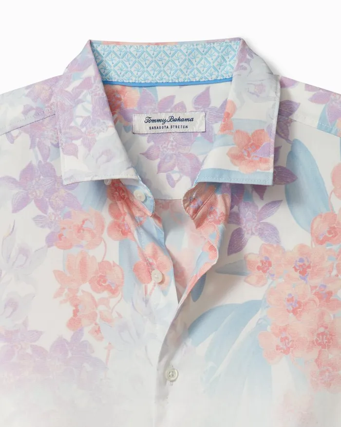Tommy Bahama Sarasota Stretch Fade La Fleur IslandZone Shirt White Men Shirts Tommy Bahama Sarasota Stretch Fade La Fleur IslandZone Shirt White Men Shirts