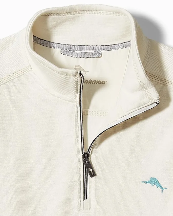 Tommy Bahama Tobago Bay HalfZip Sweatshirt Coconut Men Sweatshirts Tommy Bahama Tobago Bay HalfZip Sweatshirt Coconut Men Sweatshirts
