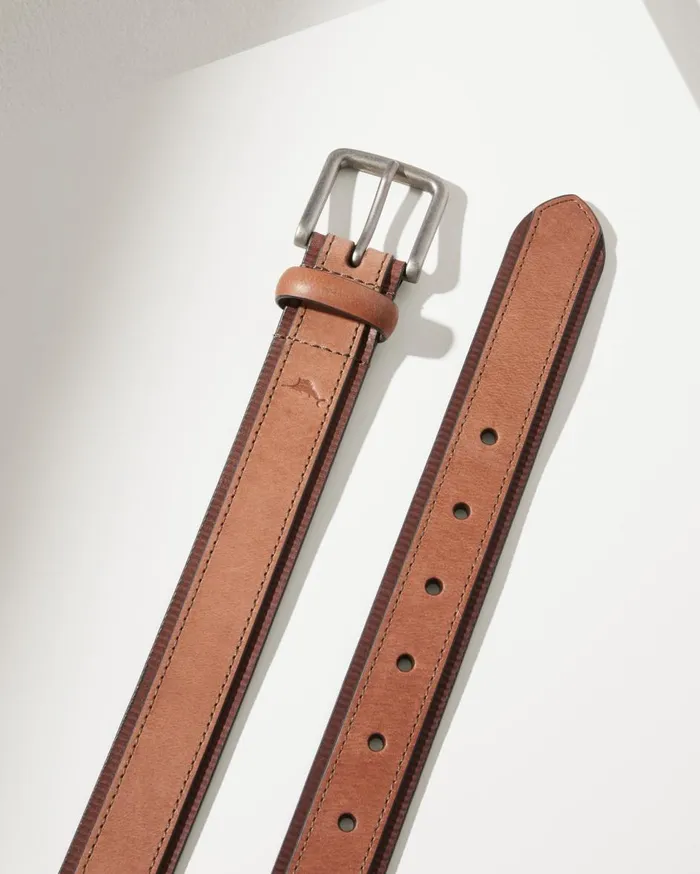 Tommy Bahama Wood Roller Belt Cognac Men Belts Tommy Bahama Wood Roller Belt Cognac Men Belts