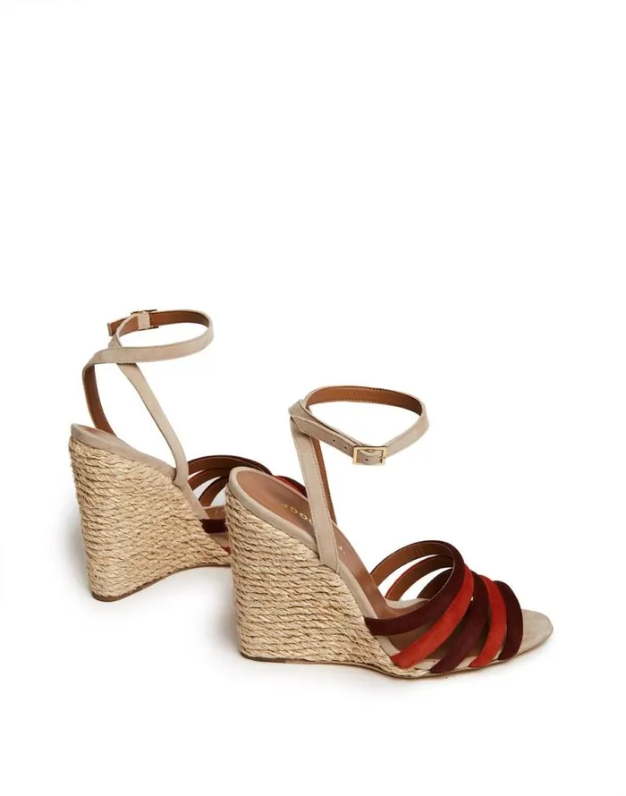 Tones Wedge Paglia Multicolor Ecru039 Women La Double J Shoes Tones Wedge Paglia Multicolor Ecru039 Women La Double J Shoes