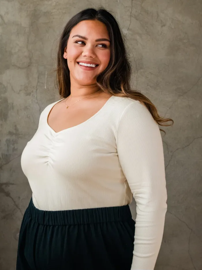 Tops Able Women Mya Ruched Top Black