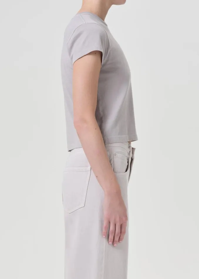 Tops and Bodysuits Women Agolde Adine Shrunken Tee In Flake