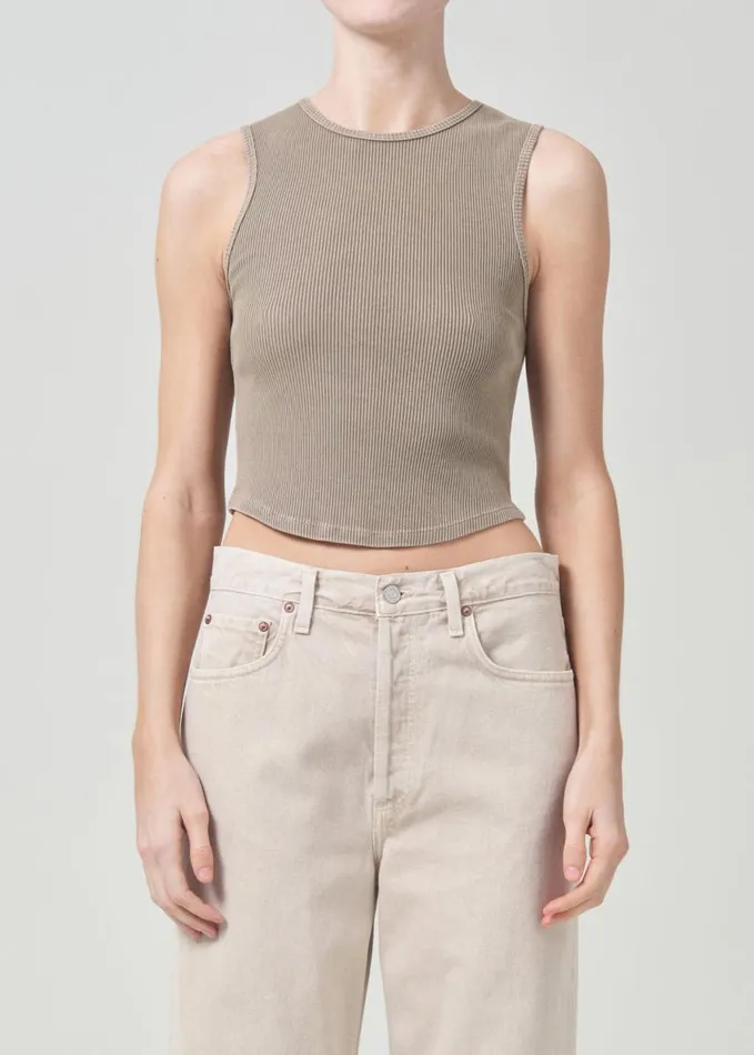 Tops and Bodysuits Women Agolde Nova Tank In Trail