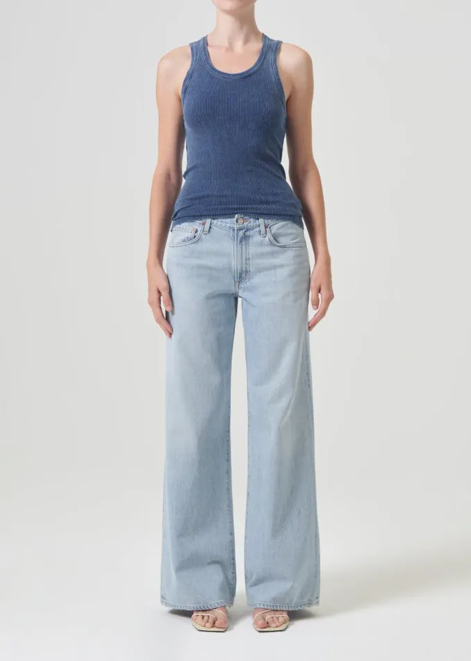 Tops and Bodysuits Women Agolde Poppy Tank In Indigo