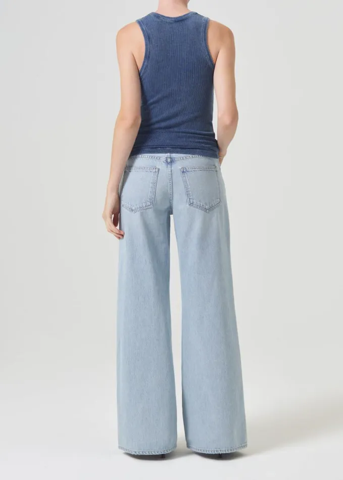 Tops and Bodysuits Women Agolde Poppy Tank In Indigo