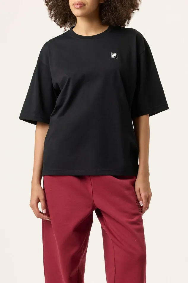Tops and TShirts Men Fila Country Club Golf Course Map Box Tee 001 Black